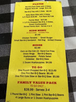 Menu photo 8 Old South Bar-B-Q-Co North Myrtle Beach, SC Menu photo 8 Old South Bar-B-Q-Co North Myrtle Beach, SC