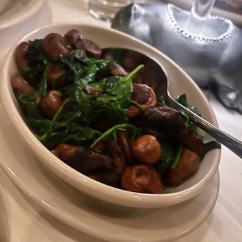 Morton's The Steakhouse - Sauteed Spinach & Button Mushrooms - Steakhouses Near Me - White Plains, New York