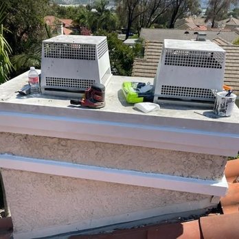 On Call Detail - Chimney Replaced w Treated Wood - Solar Panel Cleaning Near Me