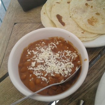Otro Cafe - Beautiful homemade tortillas. Side of frijoles with Cotija cheese.Otro does it right!!! - Mexican Near Me - Phoenix, Arizona