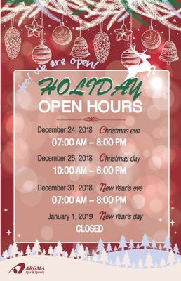 Photo of Aroma Spa & Sports - Los Angeles, CA, US. Holiday Open Hours