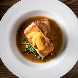 Orange-miso Salmon