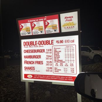 In-N-Out Burger - Menu - Burgers Near Me - Mesa, Arizona