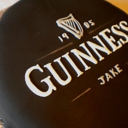 Guinness beer cake.