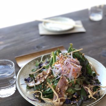 Soba Ichi - spinach and duck salad - Noodles Near Me - Oakland, California Soba Ichi - spinach and duck salad - Noodles Near Me - Oakland, California
