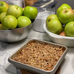 Barton Orchards - Mutsu Apples and the Apple Crisp I made from them!