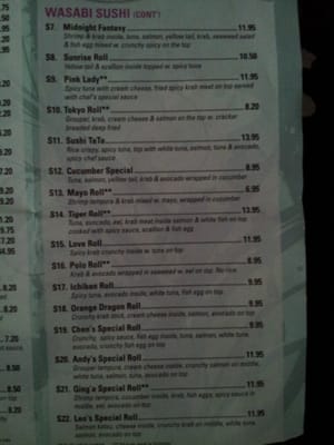 Menu photo 4 Wasabi Jacksonville, FL Menu photo 4 Wasabi Jacksonville, FL