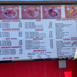 Lisa's Chicken and Seafood - Menu as of October 2022