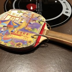 金記冰室 - Ping pong racket menu