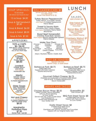 Menu photo 5 The Atom Bistro and Coffee Bar Glide, OR