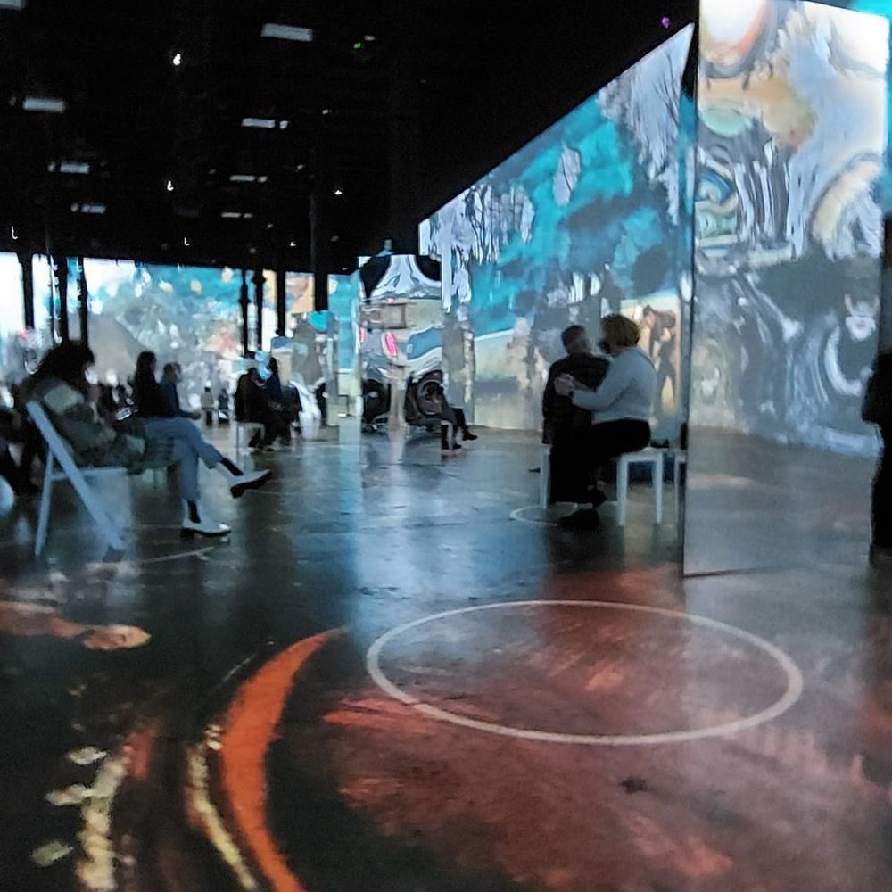 Immersive Van Gogh Exhibit - During the show - Art Museums Near Me - Cleveland, Ohio