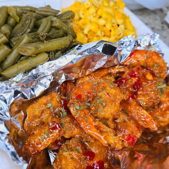 Kevi's Treats - Honey garlic shrimp platter. - Caterers Near Me Kevi's Treats - Honey garlic shrimp platter. - Caterers Near Me