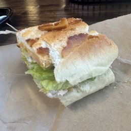 Tuna melt sandwich