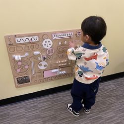 Great Lakes Children's Museum - Busy board in their quiet room