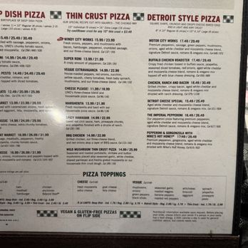 Uno Pizzeria & Grill - Pizza menu - Pizza Near Me - Springfield, Massachusetts Uno Pizzeria & Grill - Pizza menu - Pizza Near Me - Springfield, Massachusetts