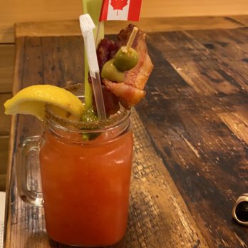 Maple Leaf Diner - Caesar Bloody Mary - American Near Me - Dallas, Texas Maple Leaf Diner - Caesar Bloody Mary - American Near Me - Dallas, Texas