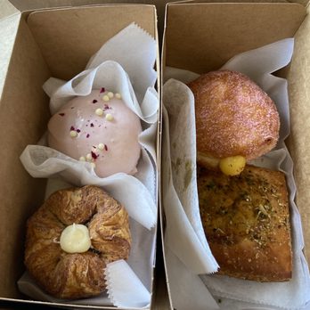Rose Ave Bakery - Strawberry milk donut, passionfruit donut, ube kougin aman, curry squash pastry - Bakeries Near Me - Washington, DC, District of Columbia Rose Ave Bakery - Strawberry milk donut, passionfruit donut, ube kougin aman, curry squash pastry - Bakeries Near Me - Washington, DC, District of Columbia
