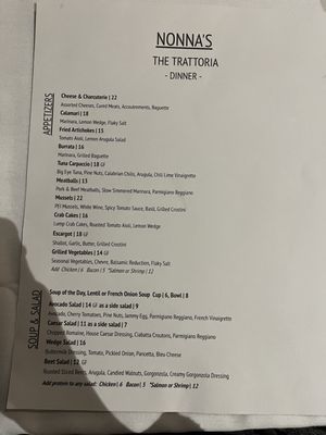 Menu photo 8 Nonna's The Trattoria Ada, MI Menu photo 8 Nonna's The Trattoria Ada, MI