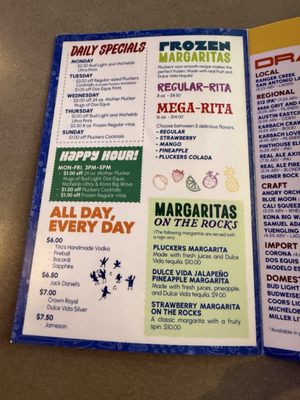 Menu photo 1 Pluckers Wing Bar - Brooks San Antonio, TX Menu photo 1 Pluckers Wing Bar - Brooks San Antonio, TX