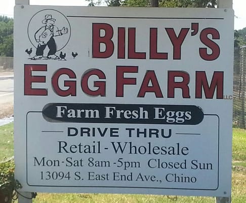 BILLY’S EGG FARM - Updated September 2025 - 610 Photos & 806 Reviews - 13094 E End Ave, Chino