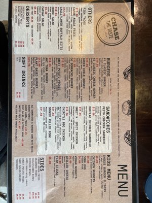 Menu photo 1 Chase the Taste El Paso, TX