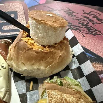Gert's Grille - Chili in bread bowl - American Near Me - Overland Park, Kansas Gert's Grille - Chili in bread bowl - American Near Me - Overland Park, Kansas