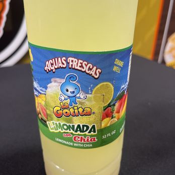 Tacos Baeza - Lemonade w/chia seeds inside - Food Trucks Near Me - San Gabriel , California