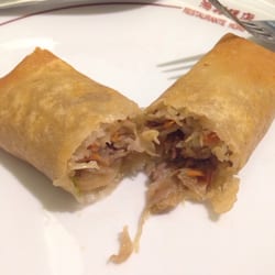 Restaurante Hong Bin - Rolinho Primavera super crocante!