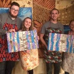 Milk & Cookies Painting - Aspen Trees!