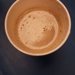 Need I say more? Every day my cup is filled so I get a medium instead of the large I pay for. Need I say more? Every day my cup is filled so I get a medium instead of the large I pay for.