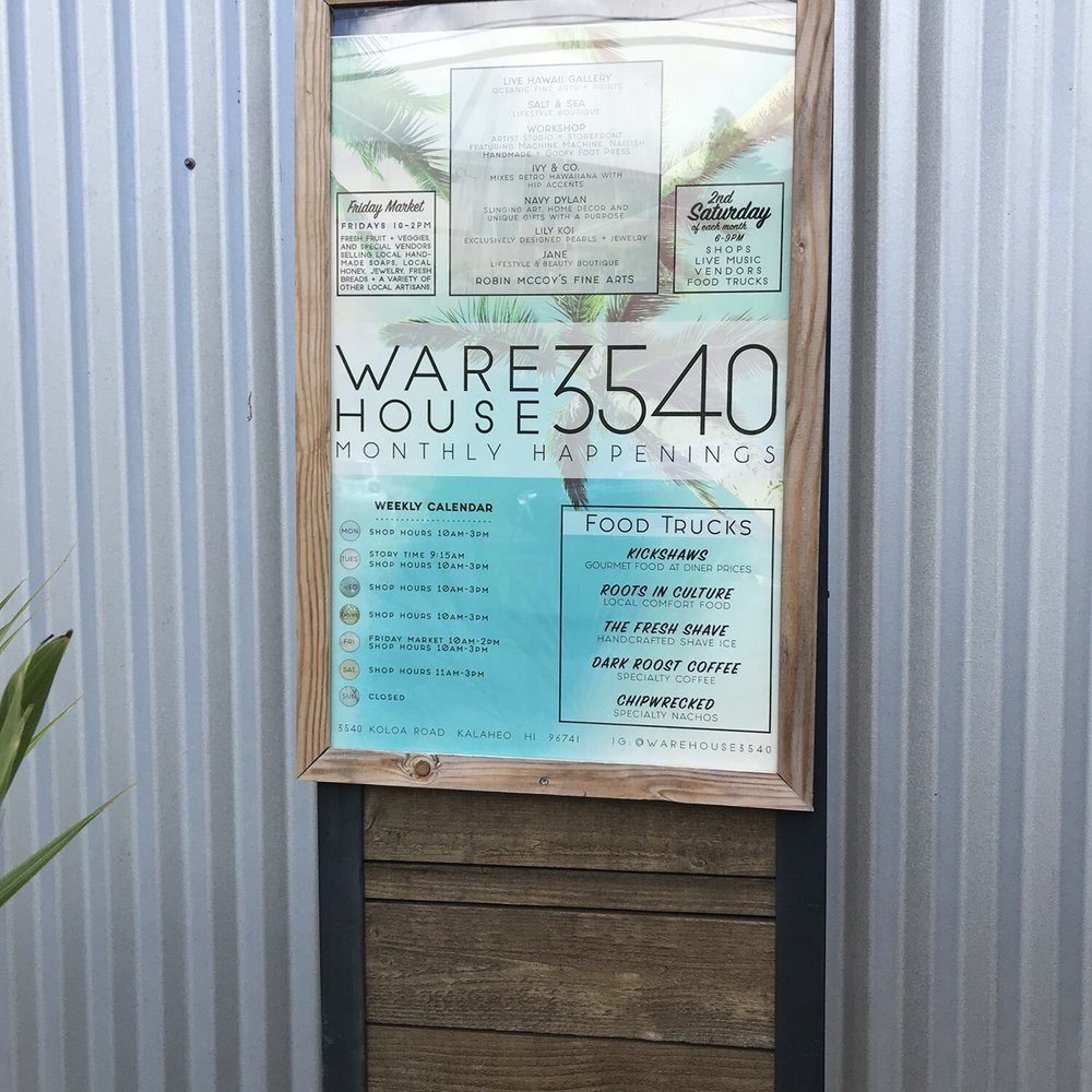 Warehouse 3540 - Lots of goings on - Public Markets Near Me - Lawai, Hawaii Warehouse 3540 - Lots of goings on - Public Markets Near Me - Lawai, Hawaii