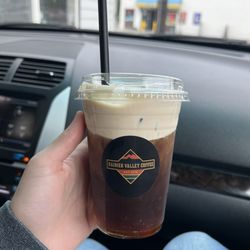 Pumpkin cream cold brew? lol there's a different name for it on their fall menu (not sure why I said yes to a straw lmao)