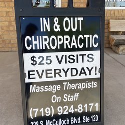 In & Out Chiropractic - $25 Walk Ins ONLY!