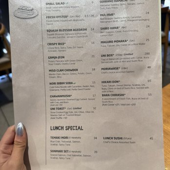 Sonmari - Menu - Sushi Bars Near Me - Los Angeles, California Sonmari - Menu - Sushi Bars Near Me - Los Angeles, California