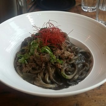 MeNami - Noodle with beef in black sesame puree - Japanese Near Me - Toronto, Ontario