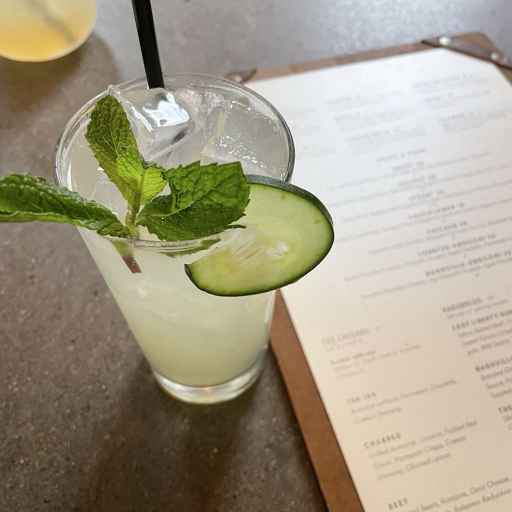 The Industry - Cucumber cooler cocktail - Cocktail Bars Near Me - Akron, Ohio