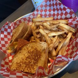 Chuck's Roadhouse - Children's grilled cheese and fries