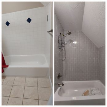 Corey's Complete Construction - a bathroom before and after remodeling - Garage Door Services Near Me Corey's Complete Construction - a bathroom before and after remodeling - Garage Door Services Near Me