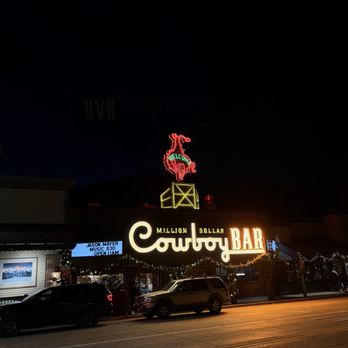 Million Dollar Cowboy Bar - The sign - Bars Near Me - Jackson, Wyoming Million Dollar Cowboy Bar - The sign - Bars Near Me - Jackson, Wyoming