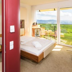 Hotel AVIVA - Mehrblick Zimmer - atemraubender Blick auf die Alpen