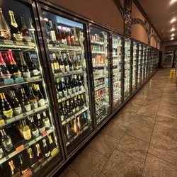 Cork Keg & Spirits - They offer a large variety of chilled beverages including wine, champagne, seltzers, ciders, gluten free and more