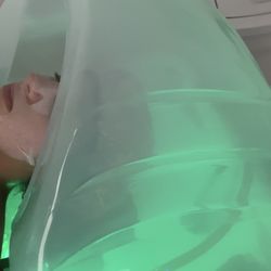 Head spa with keratin treatment
