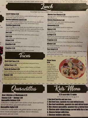 Menu photo 7 Old Mexico Cantina & Grille Gadsden, AL