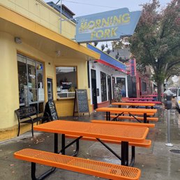 Exterior outside entrance of The Morning Fork - Sacramento, California Exterior outside entrance of The Morning Fork - Sacramento, California
