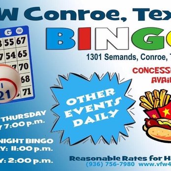 Vfw Post 4709 - VFW 4709 BINGO information - Venues & Event Spaces Near Me - Conroe, Texas Vfw Post 4709 - VFW 4709 BINGO information - Venues & Event Spaces Near Me - Conroe, Texas