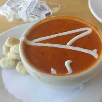 Anthony's at Spokane Falls - Tomato bisque and rockfish tacos. Bisque was good but the tacos were the pits. - Seafood Near Me - Spokane, Washington