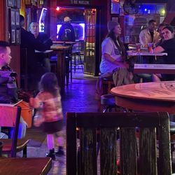 Three-year-old girl that only serves alcohol. Isabella is a bad bartender and she'd actually be fired.