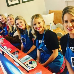 Paint Nite at our house!
