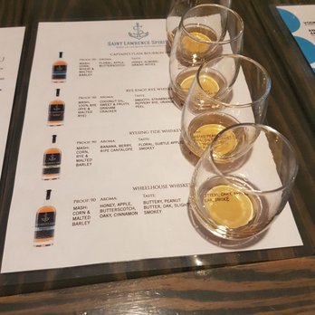 Saint Lawrence Spirits Downtown Tasting Room - Whiskey flight - Cocktail Bars Near Me - Clayton, New York Saint Lawrence Spirits Downtown Tasting Room - Whiskey flight - Cocktail Bars Near Me - Clayton, New York