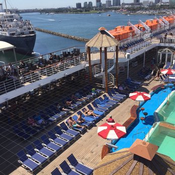 Carnival Cruise Line - Carnival cruise ship upper decks - Transportation Near Me - Van Nuys, California